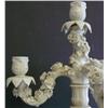 Image 3 : 19th c. white porcelain figural candelabra