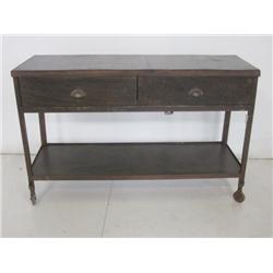 Industrial metal console