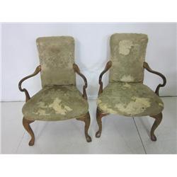 Lot of 4 chairs mahogany