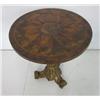 Image 1 : 19th c. Continental carved & inlaid center table