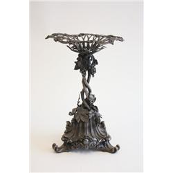 19th c. Continental silver plated centerpiece