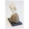 Image 2 : Alabaster bust of  "Young Girl"