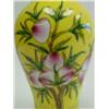 Image 2 : Chinese yellow porcelain vase depicting "Tree"