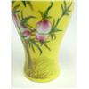 Image 3 : Chinese yellow porcelain vase depicting "Tree"