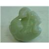 Image 4 : 18th c. white jade "Lion with Ball"