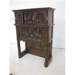 Carved Jacobean cabinet