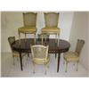 Image 1 : Set of 6 cane back chairs & mahogany table