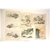 Image 1 : Seven unframed Chinese paintings