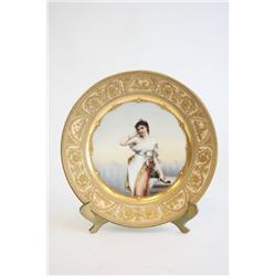 Royal Vienna portrait plate