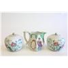Image 1 : 19th c pair Chinese Famille Rose jars & pitcher