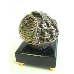 50th Anniversary sterling silver Judaica ornament