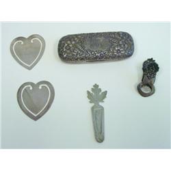 Group of 5 Tiffany sterling silver items