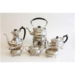 6 pc. sterling silver teaset made in England