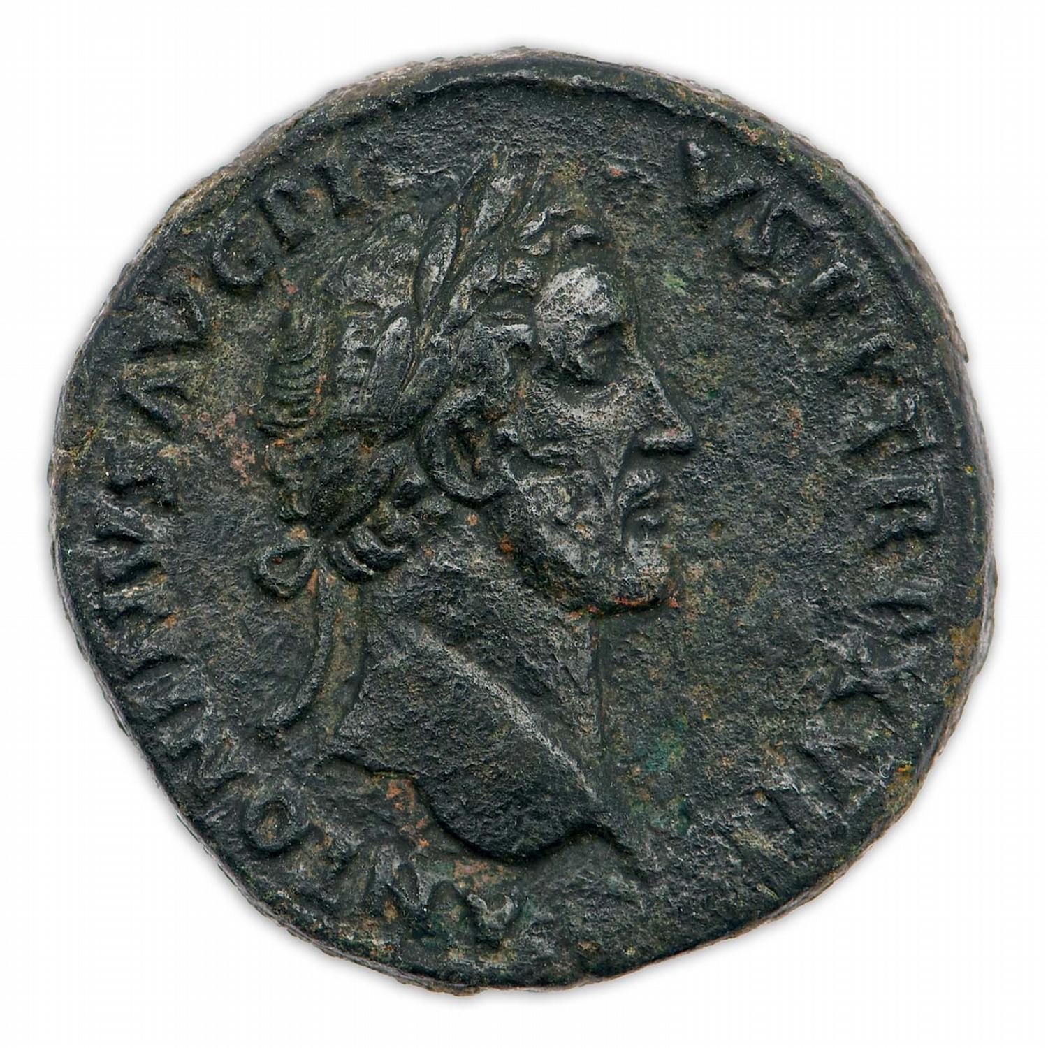 Ancient Coin - Antoninus Pius AE Sestertius AD 138-161. HUGE!