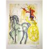 Image 1 : Dalinean Horses "Le Cheval de Triomphe" Offset Lithograph, Facsimile Signed.