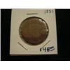 Image 1 : 1851 large cent