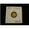Image 1 : 1852 one dollar gold
