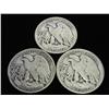 Image 2 : 1936, 36 & 37 WALKING LIBERTY HALF DOLLARS