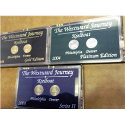 3-2004 KEELBOAT NICKEL SETS (UNC)