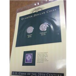 1909-D BARBER & 1925 STANDING LIBERTY QUARTERS