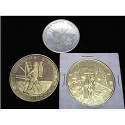 3 ASSORTED SPACE RELATED TOKENS