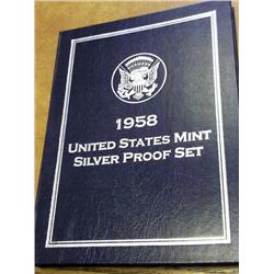 1958 US PROOF SET (AS SHOWN)