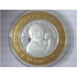 WESTWARD-HO CASINO $10 SILVER TOKEN (UNC)