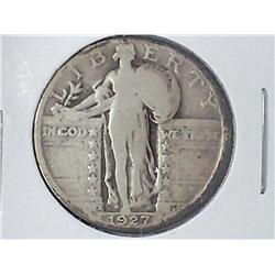 1927-S STANDING LIBERTY QUARTER (SEMI-KEY)