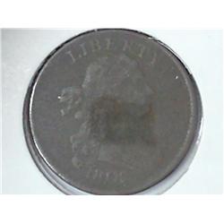 1808 US HALF CENT (VERY FINE) PORIOUS