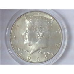 1964 KENNEDY HALF DOLLAR (UNC)