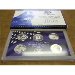 2008 US 50 STATE QUARTERS PROOF SET