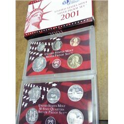 2001 US SILVER PROOF SET BETTER DATE