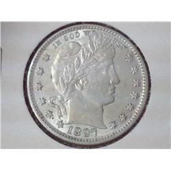 1897 BARBER QUARTER (UNC)