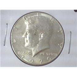 1970 40% SILVER KENNEDY HALF DOLLAR