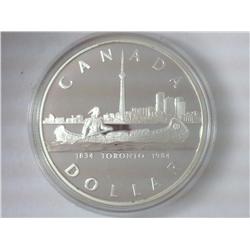1984 CANADA TORONTO $ (PF) .3750 OZ. ASW