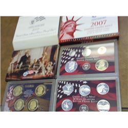 2007 US SILVER PROOF SET 14 COINS