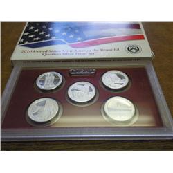 2010 US QUARTERS SILVER PROOF SET