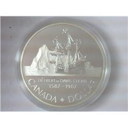 1987 CANADA DAVIS STRAIT $ (PF) .3750 OZ. ASW