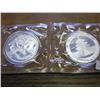 Image 1 : 2-2005 CHINA 10 YUAN SILVER PANDA COINS (UNC)