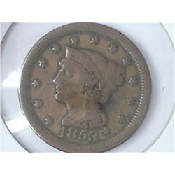 1853 US LARGE CENT