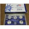Image 1 : PARTIAL 2004 PROOF SET, QUARTERS ONLY