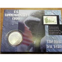 1991-D KOREAN WAR SILVER DOLLAR (UNC)