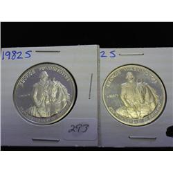2-1982-S WASHINGTON HALF DOLLARS PF