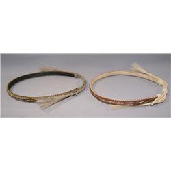 2 WESTERN HAT BANDS