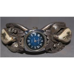NAVAJO SILVER WATCHBAND
