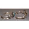 Image 2 : 2 NAVAJO SILVER BRACELETS