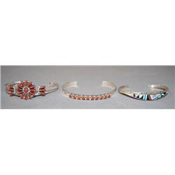 3 ZUNI SILVER BRACELET