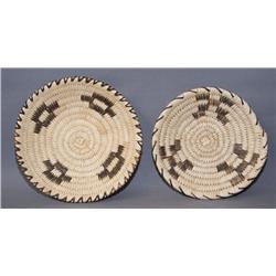 2 PAPAGO BASKETRY TRAYS