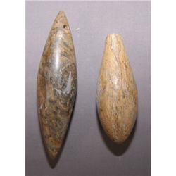 2 CALIFORNIA PLUMB BOB STONES