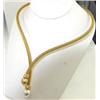 Image 1 : 18K Yellow Gold Pearl Necklace